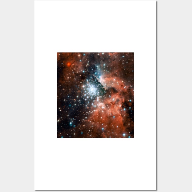 Starbith region in nebula NGC 3603 (C003/7510) Wall Art by SciencePhoto